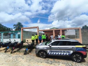 Cuadrantes de Paz de las 12 comunas de Tinaco reciben dotación de vehículos